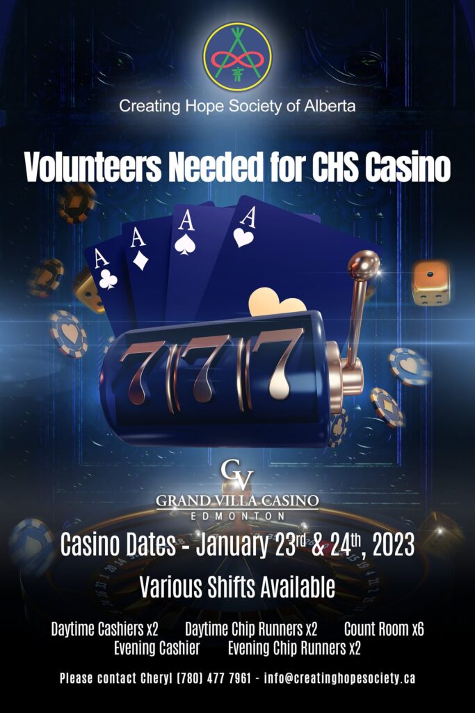 Volunteers needed for CHS Casino Casino1 min min 683x1024
